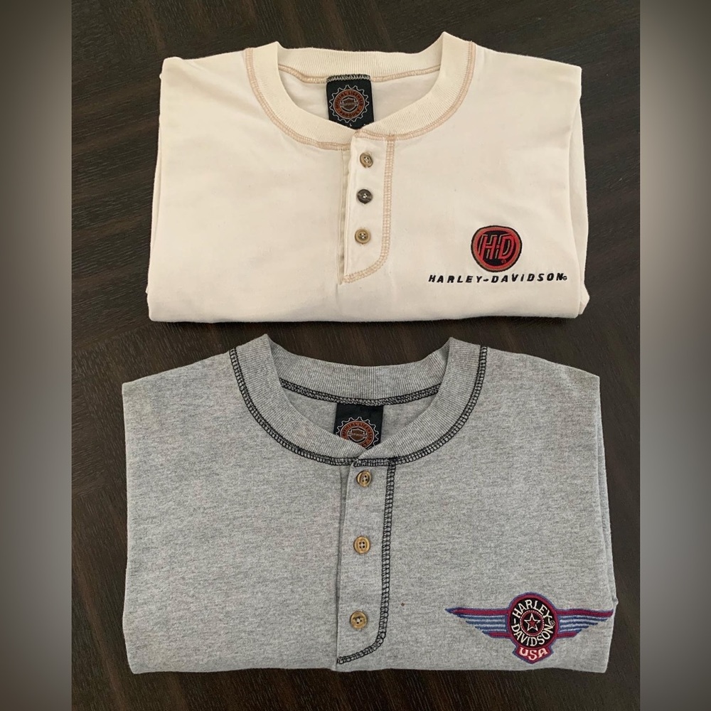 VINTAGE HARLEY-DAVIDSON SHIRT BUNDLE BEST OFFER! Only Grey one available